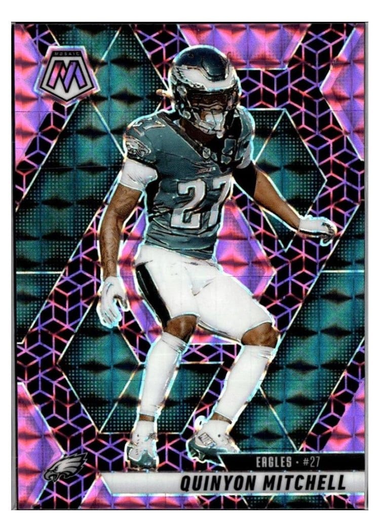 2025 Panini Mosaic Base Set Quinyon Mitchell #72 card