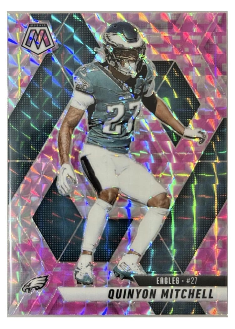 2025 Panini Mosaic Base Set Quinyon Mitchell #72 card
