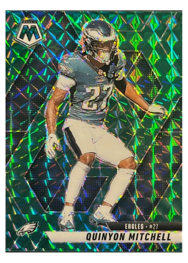 2025 Panini Mosaic Base Set Quinyon Mitchell #72 card