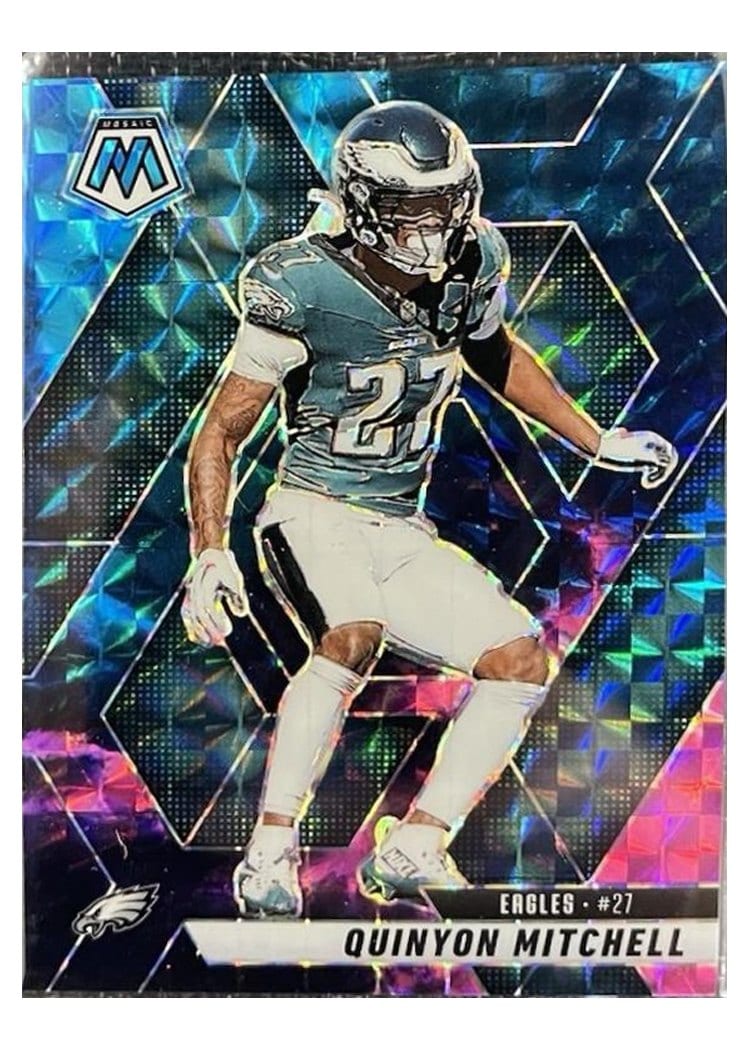 2025 Panini Mosaic Base Set Quinyon Mitchell #72 card