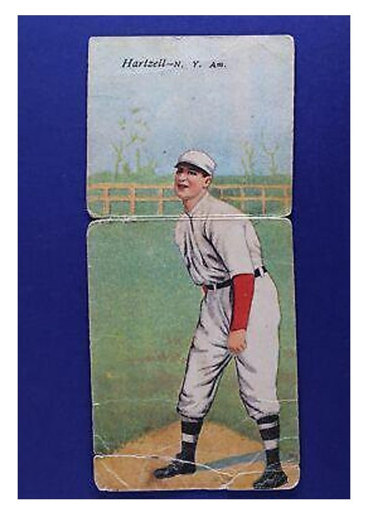 1911 T201 Mecca Double Folders R. Hartzell, W. Blair card