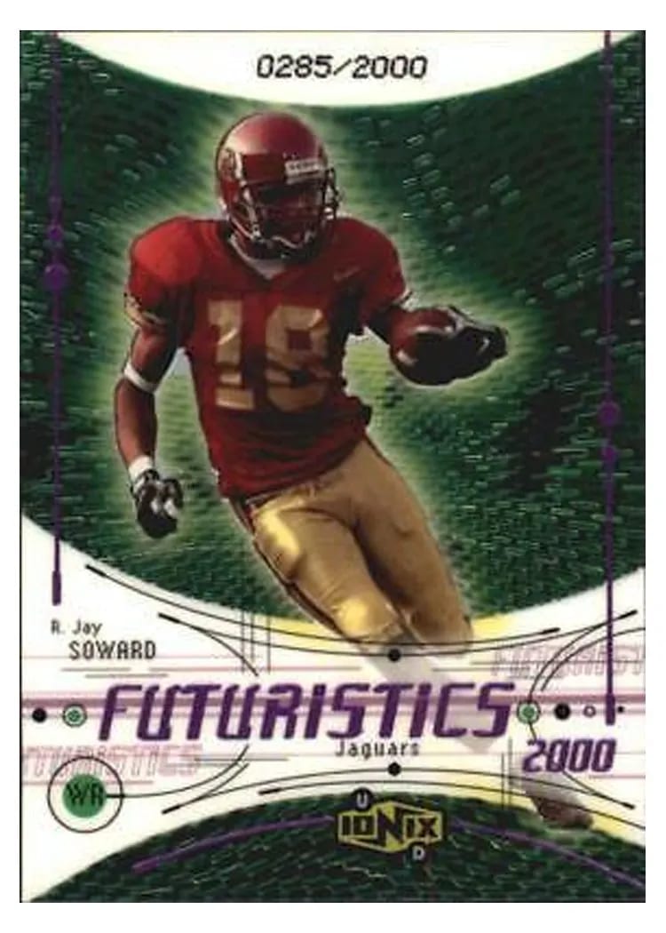 2000 Upper Deck Ionix R.Jay Soward #101 card