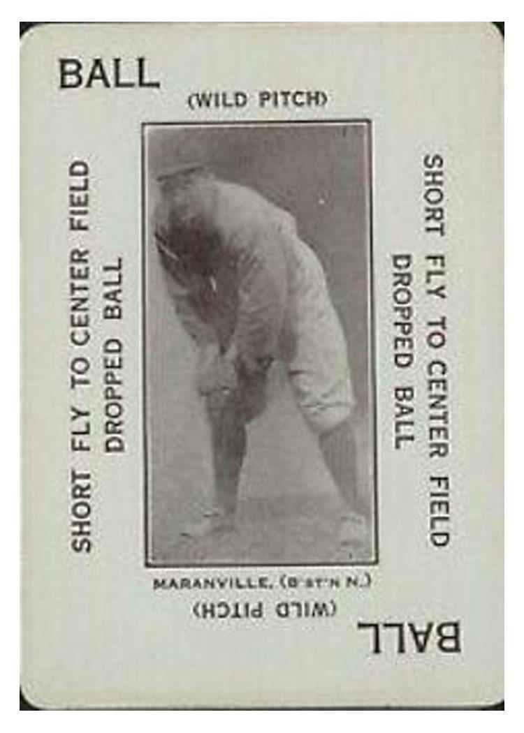 1914 Polo Grounds Game Rabbit Maranville card