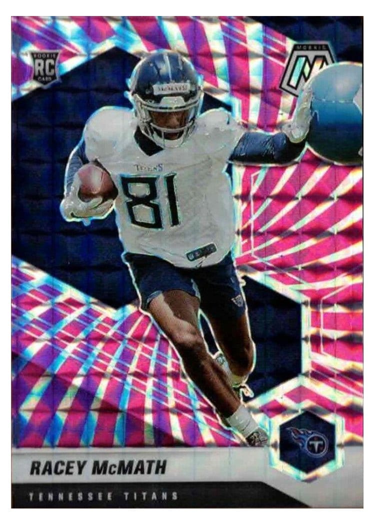 2021 Panini Mosaic Base Set Racey McMath Pink Swirl Mosaic #392 card