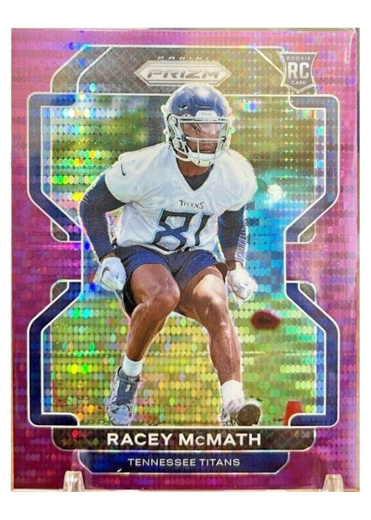 2021 Panini Prizm Base Set Racey McMath Purple Pulsar Prizm #409 card