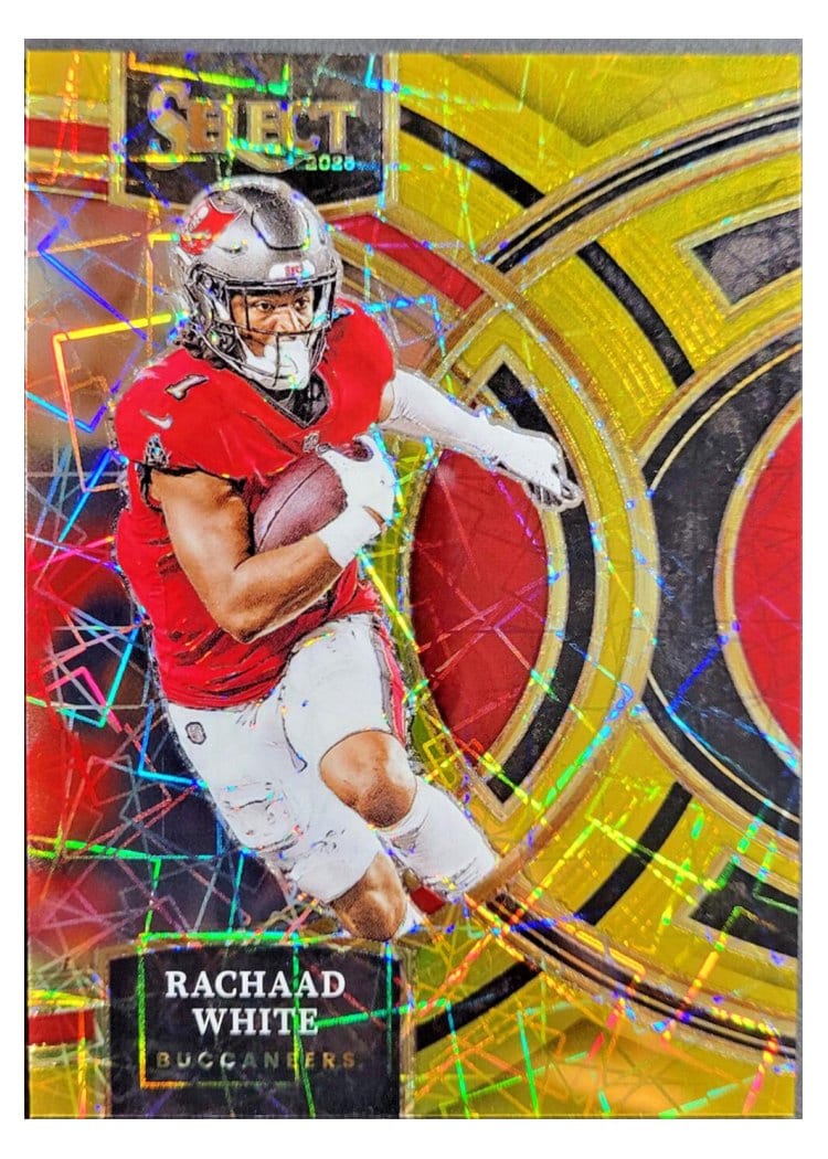 2023 Panini Select Base Set Rachaad White Gold Prizm #197 card