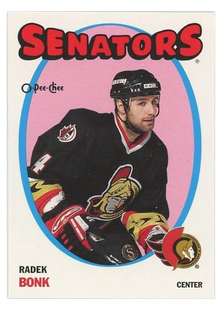 2001 O Pee Chee Radek Bonk #36 card