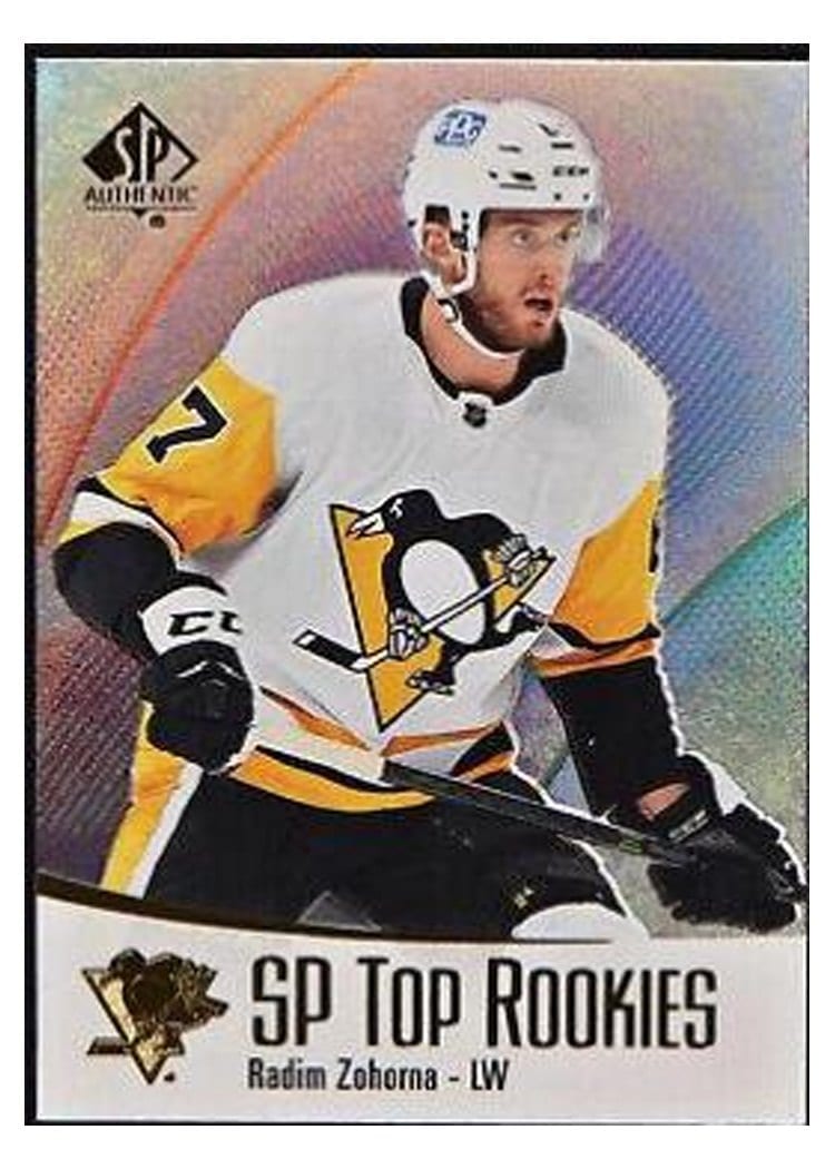 2021-22 SP Authentic Top Rookies Radim Zohorna #TR-29 card