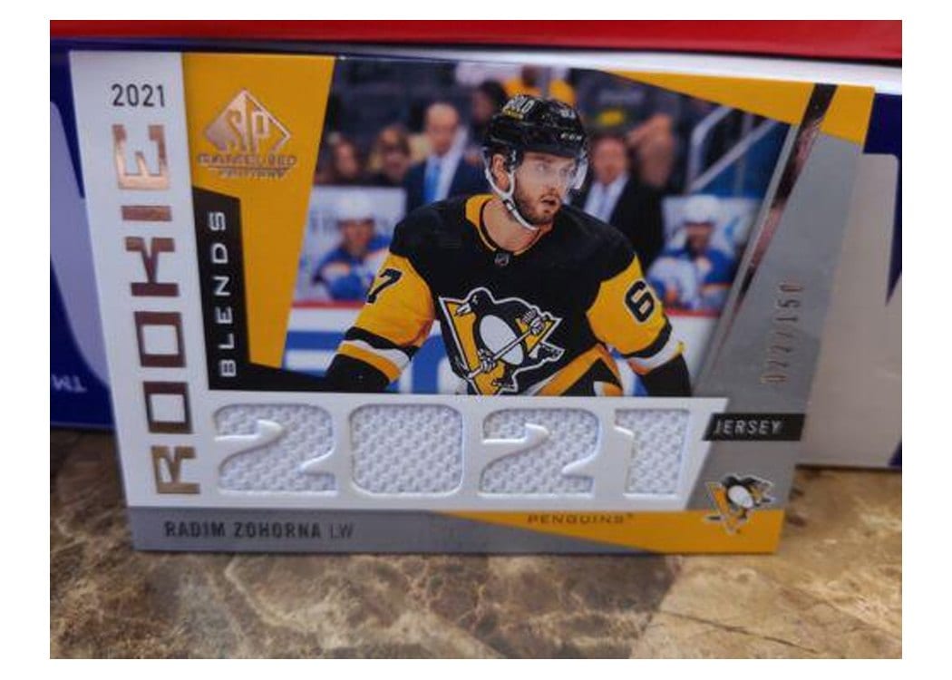 2021-22 SP Game Used Rookie Blends Radim Zohorna #RB-RZ card