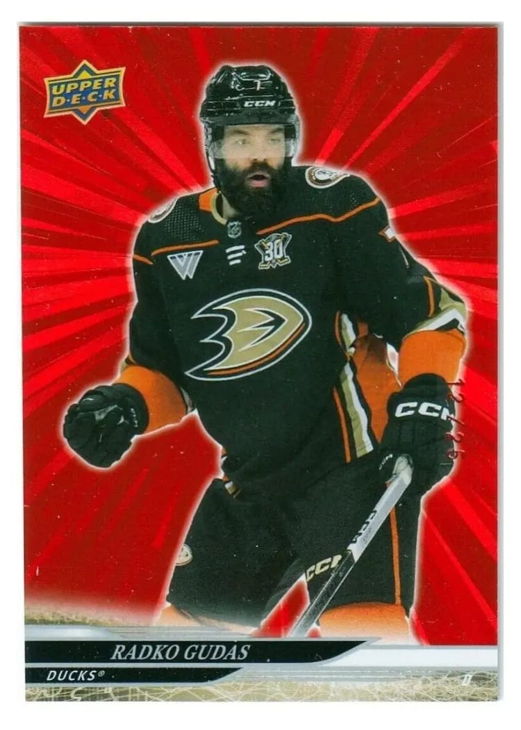 2024-25 Upper Deck Base Set Radko Gudas #252 card