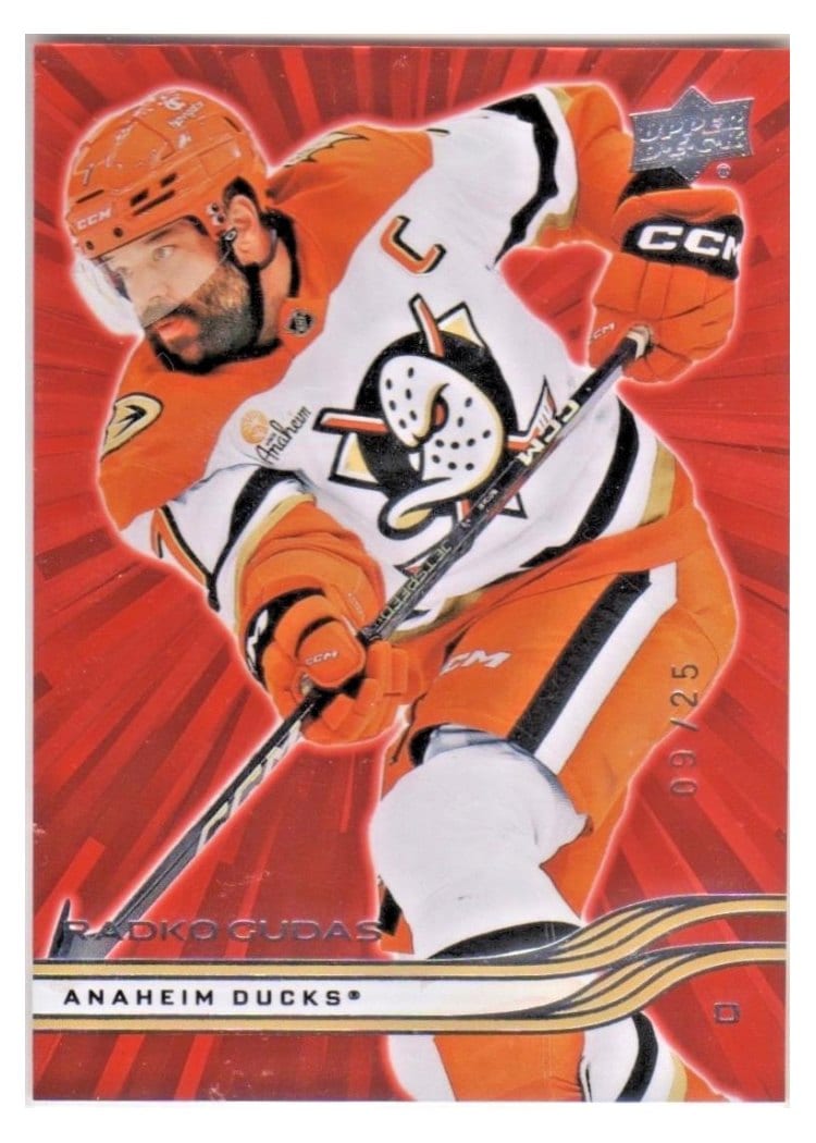 2025-26 Upper Deck Base Set Radko Gudas #4 card
