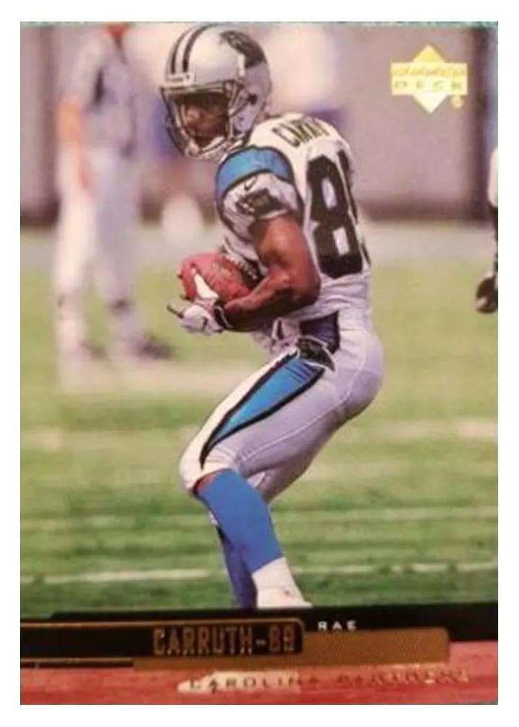 1999 Upper Deck Rae Carruth #35 card