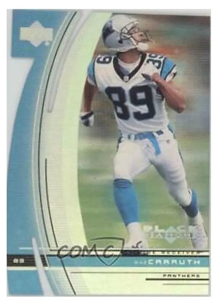 1999 Upper Deck Black Diamond Rae Carruth #16 card