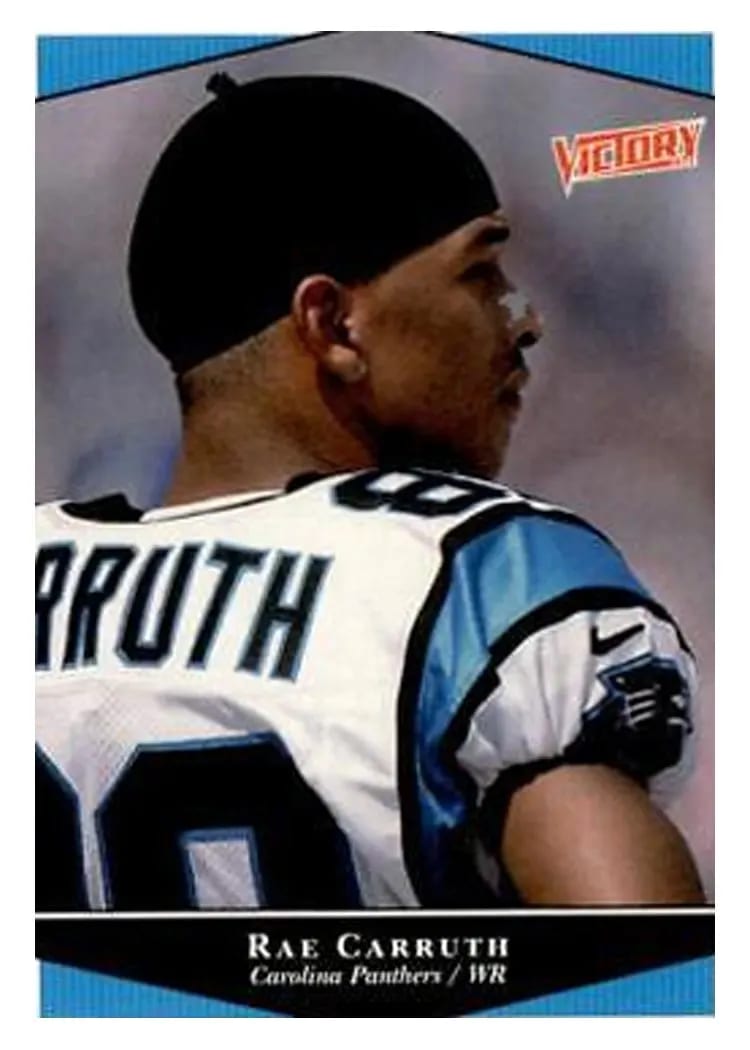 1999 Upper Deck Victory Rae Carruth #39 card