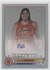 2022 Topps Chrome McDonald's All American Topps Chrome Autographs Raegan Beers #CA-RB card
