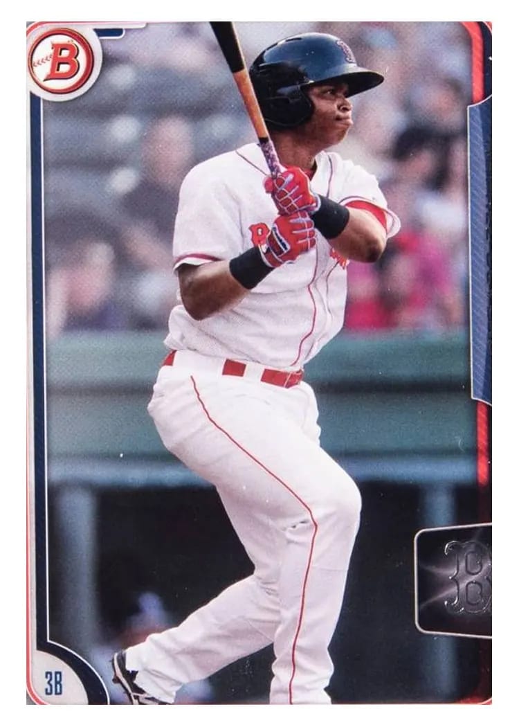 2015 Bowman Draft Rafael Devers #106 card