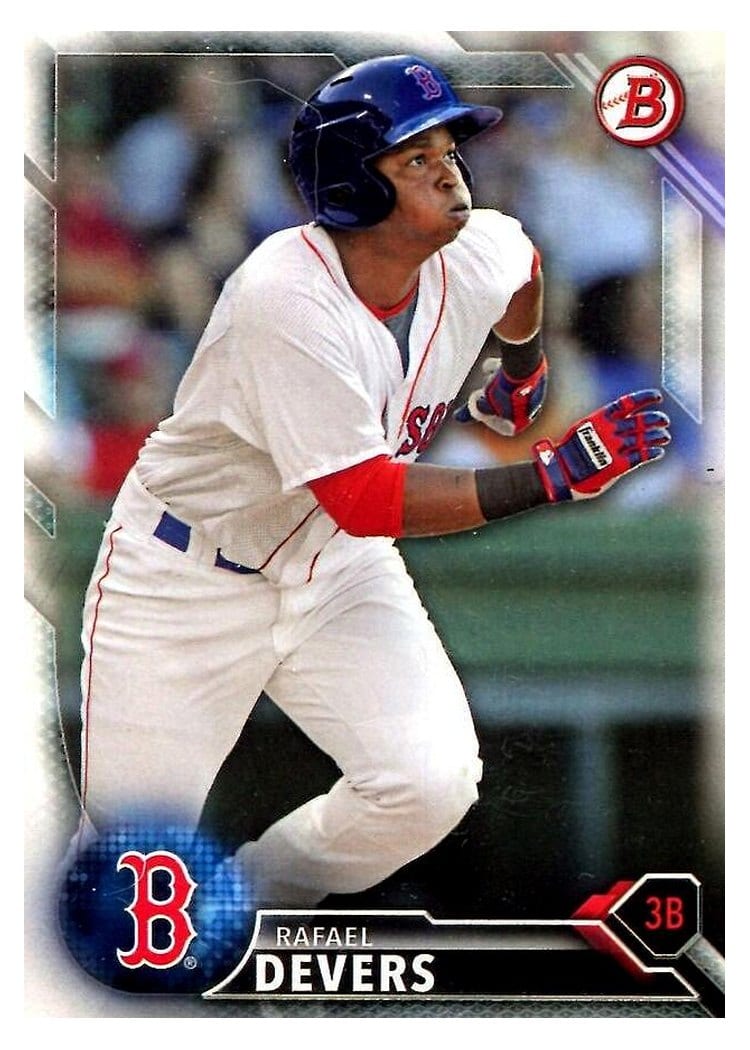 2016 Bowman Prospects Rafael Devers #BP109 card