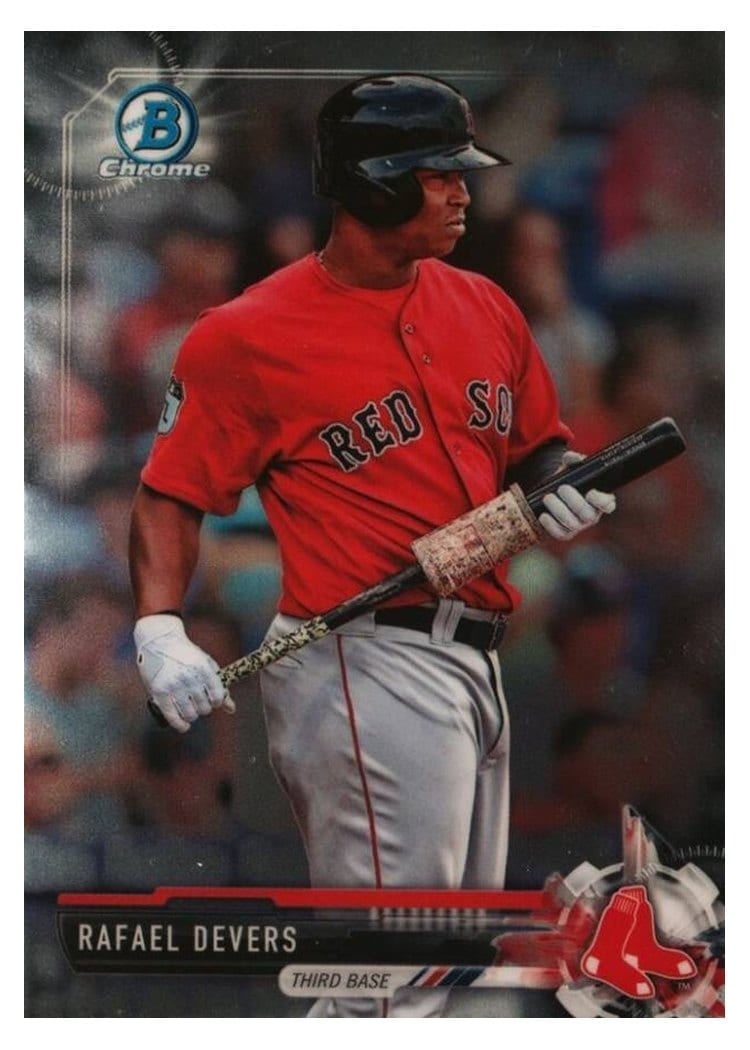 2017 Bowman Chrome Prospects Rafael Devers #BCP188 card