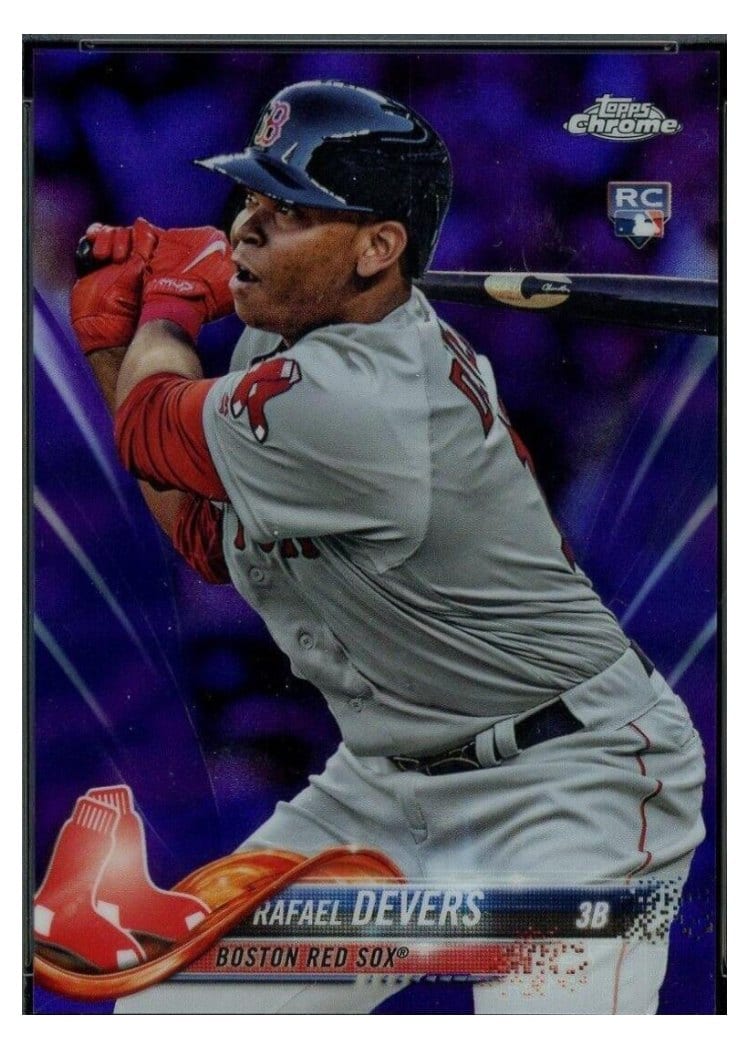 2018 Topps Chrome Rafael Devers #25 card