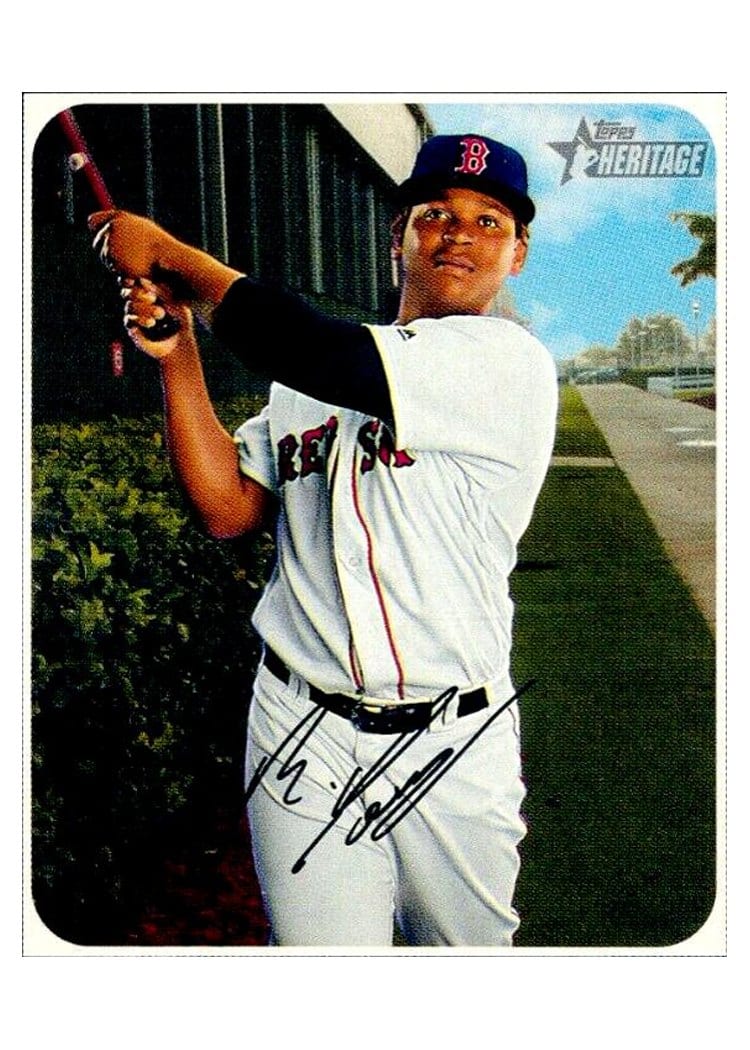 2020 Topps Heritage Base Set Rafael Devers #145 card