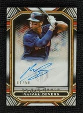 2023 Topps Tribute Iconic Perspectives Autographs Rafael Devers #IPA-RD card
