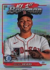 2024 Bowman Chrome My 1st Bowman Rafael Devers #M1B-10 card