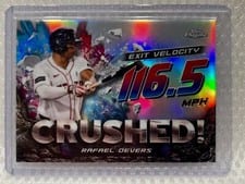 2024 Topps Chrome Update Crushed! Rafael Devers #CR-20 card