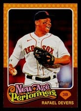 2024 Topps Heritage New Age Performers Rafael Devers #NAP-19 card