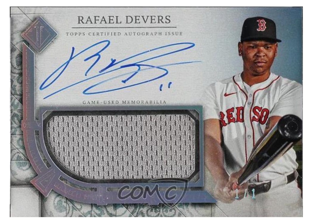 2024 Topps Transcendent Collection Autographed Relics Rafael Devers #TCAR-RD2 card