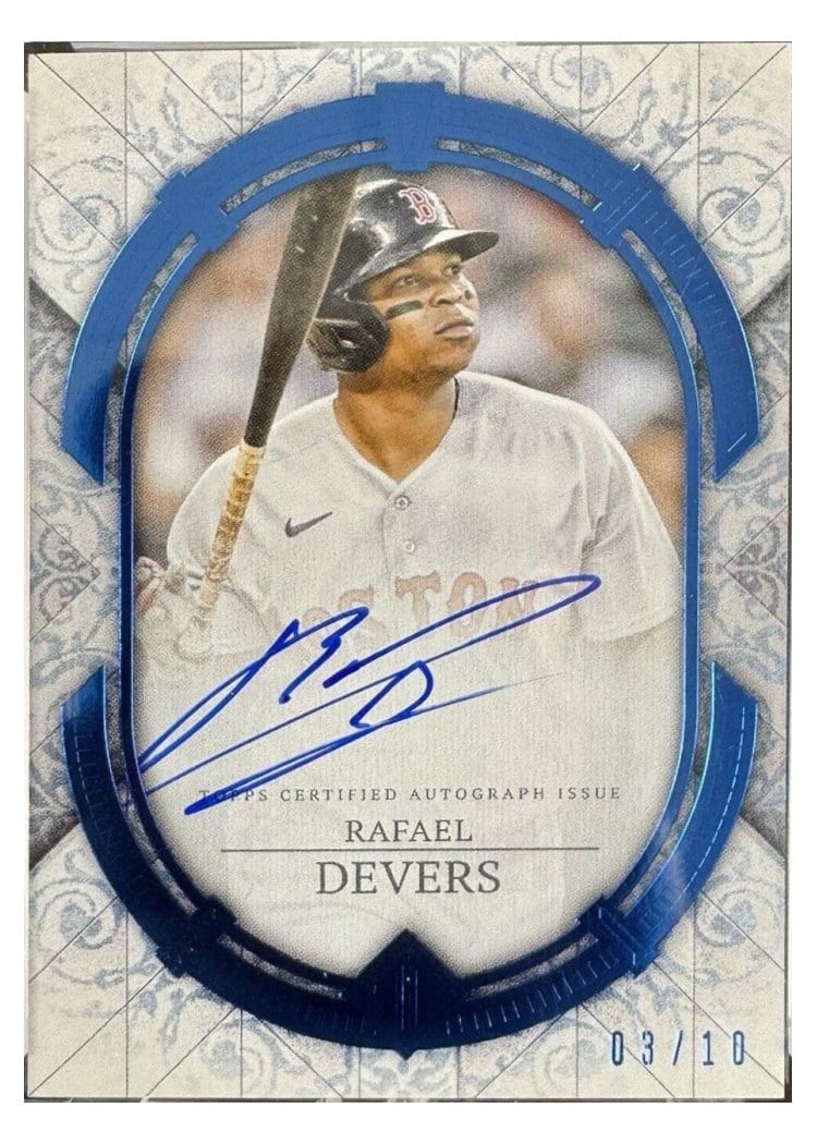 2024 Topps Transcendent Collection Autographs Rafael Devers #TCA-RD card