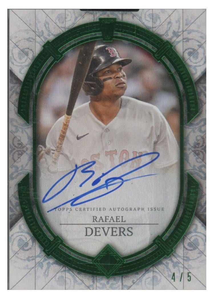 2024 Topps Transcendent Collection Autographs Rafael Devers #TCA-RDE card