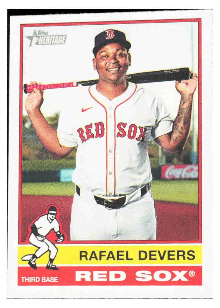 2025 Topps Heritage Base Set Rafael Devers #445 card