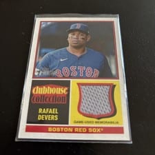 2025 Topps Heritage Clubhouse Collection Relics Rafael Devers #CCR-RD card