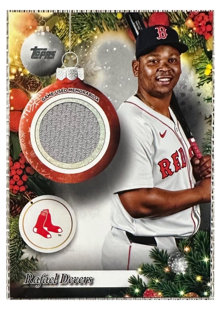 2025 Topps Holiday Relics Rafael Devers #PR-RD card