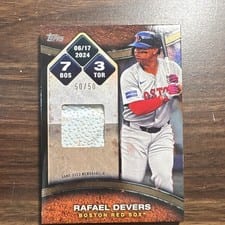 2025 Topps Rounding the Bases Relics Rafael Devers #RTB-DEV3 card