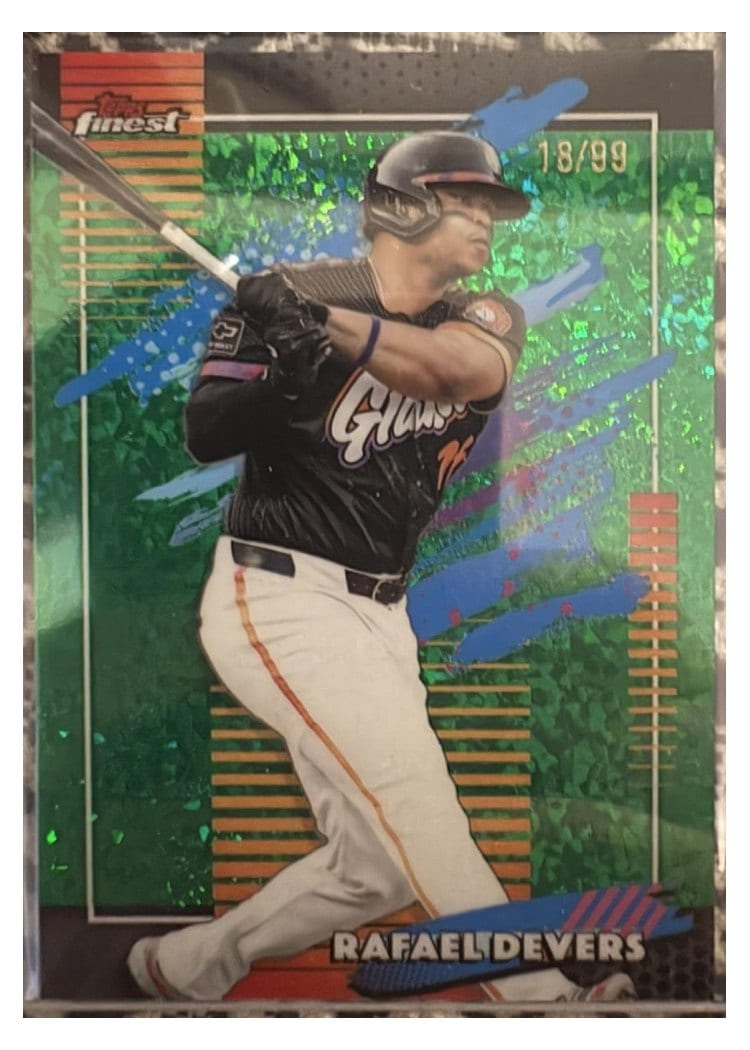 2026 Topps Finest Rafael Devers #118 card