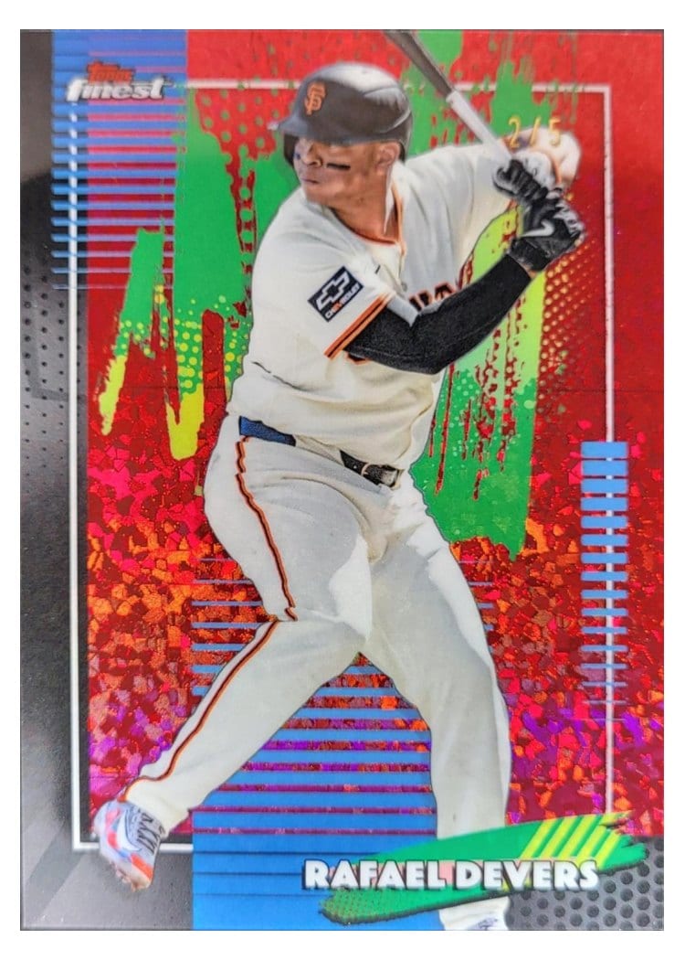 2026 Topps Finest Rafael Devers #19 card