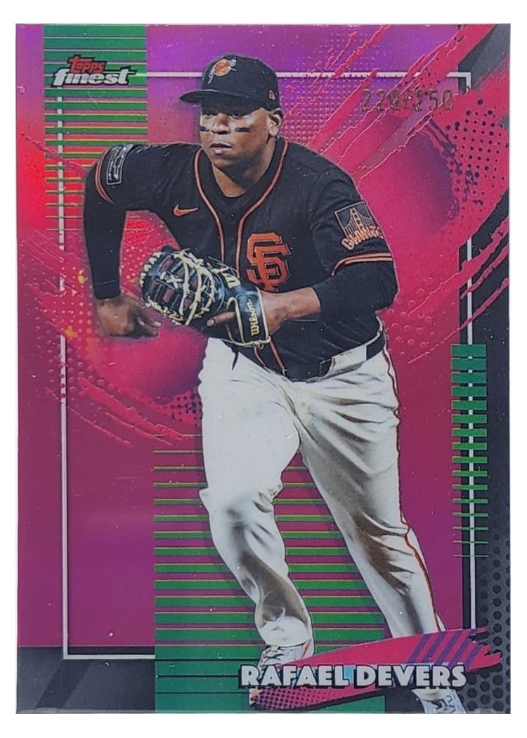 2026 Topps Finest Rafael Devers #221 card