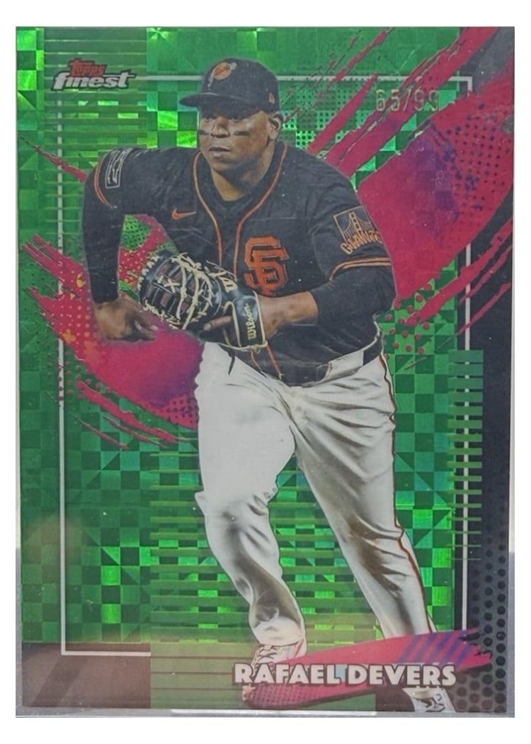 2026 Topps Finest Rafael Devers #221 card