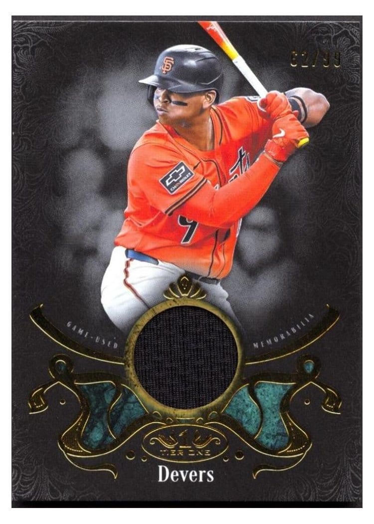 2026 Topps Tier One Shadow Relics Rafael Devers #SR-RD card