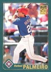 2001 Topps Base Set Rafael Palmeiro #650 card