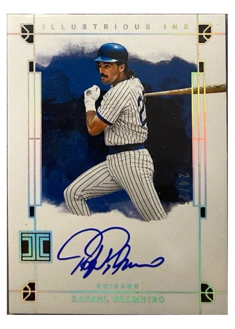 2024 Panini Impeccable Illustrious Ink Rafael Palmeiro #II-RP card