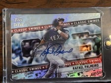 2025 Topps All Star Game Classic Swings Autographs Rafael Palmeiro #CSA-RP