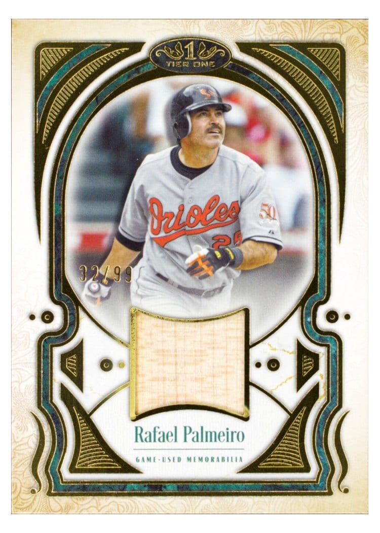2026 Topps Tier One Tier One Talent Relics Rafael Palmeiro #T1TR-RP card