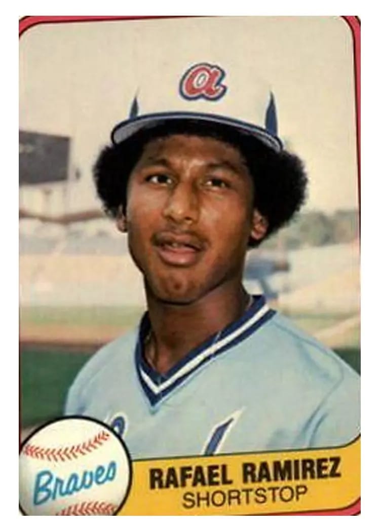 1981 Fleer Rafael Ramirez #266 card