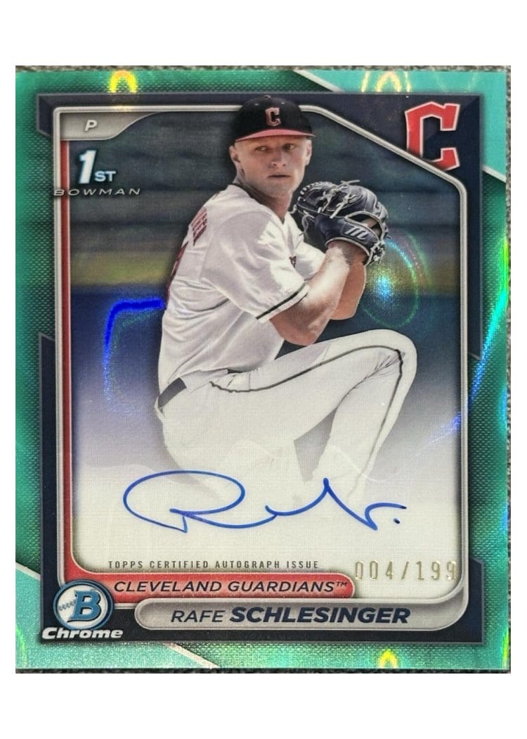 2024 Bowman Draft Chrome Prospect Autographs Rafe Schlesinger #CPA-RSC card