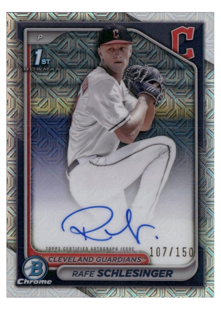 2024 Bowman Draft Chrome Prospect Autographs Rafe Schlesinger #CPA-RSC card