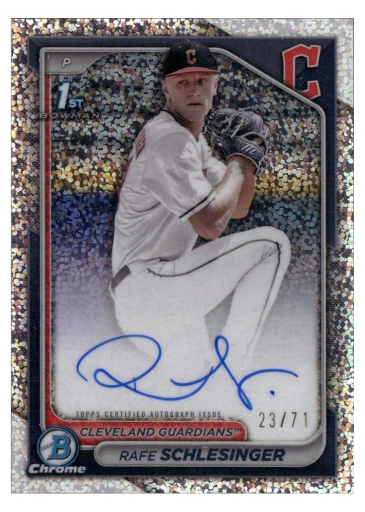 2024 Bowman Draft Chrome Prospect Autographs Rafe Schlesinger #CPA-RSC card