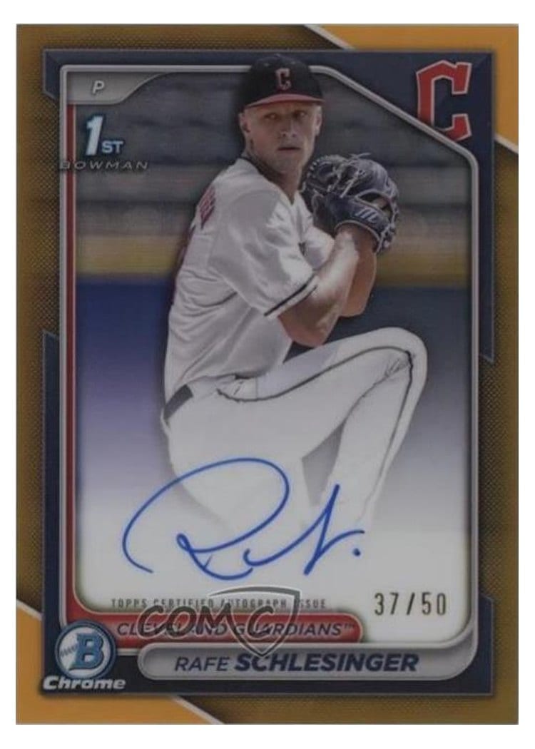 2024 Bowman Draft Chrome Prospect Autographs Rafe Schlesinger #CPA-RSC card