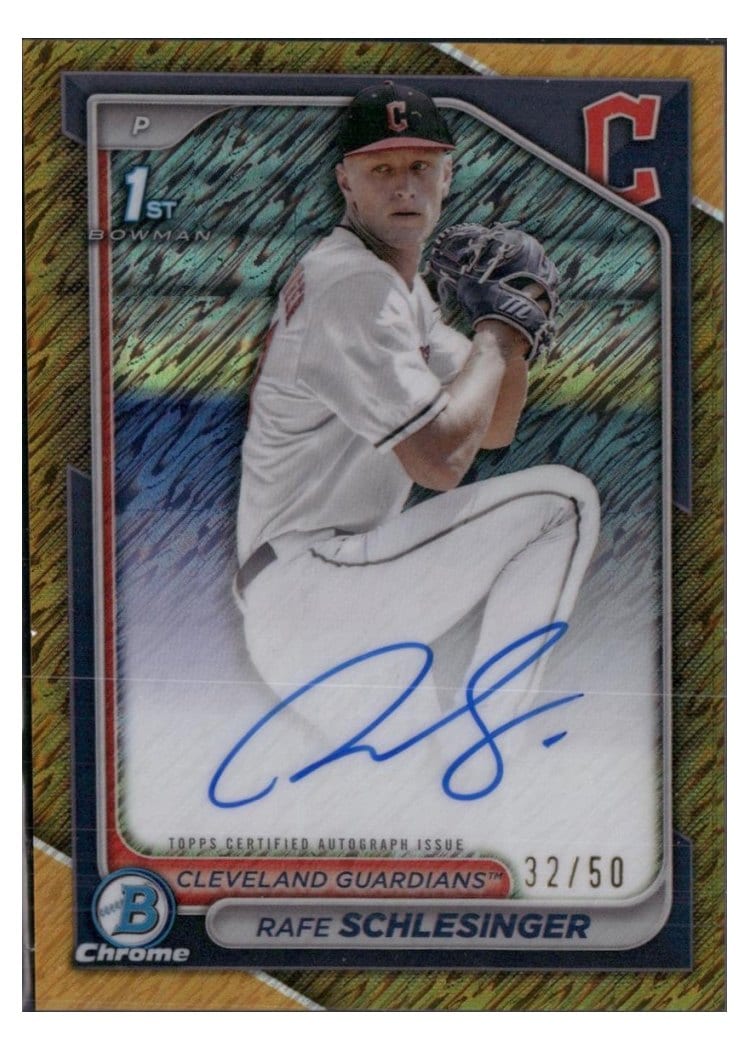 2024 Bowman Draft Chrome Prospect Autographs Rafe Schlesinger #CPA-RSC card